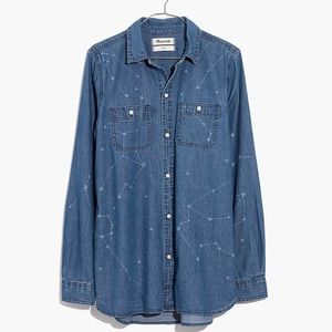 Madewell Denim Ex Boyfriend Shirt Comet Edition
